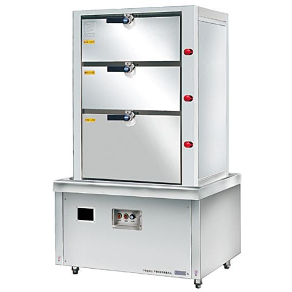 蕪湖廚房設備廠家分享:廣式三門蒸柜